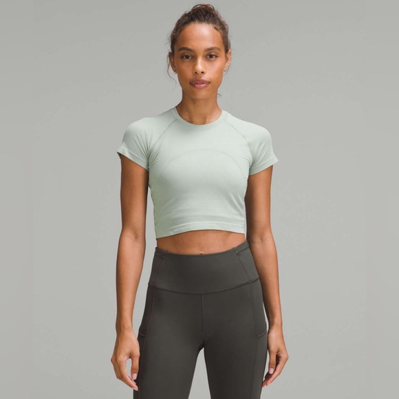 lululemon athletica Tops - Lululemon Swiftly Tech Cropped Short-Sleeve Shirt 2.0